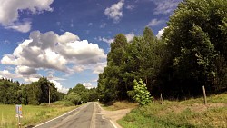 Obrázek z trasy Po Greenway  do Slavonic a na magický Montserrat