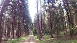 Obrázek z trasy Po Greenway  do Slavonic a na magický Montserrat