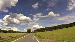 Obrázek z trasy Po Greenway  do Slavonic a na magický Montserrat