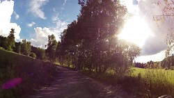 Obrázek z trasy Po Greenway  do Slavonic a na magický Montserrat