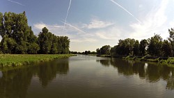 Picture from track A boat trip on Arnost of Pardubice, from Pardubice to Kunětice