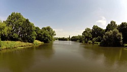 Bilder aus der Strecke Arnošt-z-Pardubic-Schiffausflug, Richtung aus Pardubice nach Kunětice