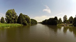 Bilder aus der Strecke Arnošt-z-Pardubic-Schiffausflug, Richtung aus Pardubice nach Kunětice